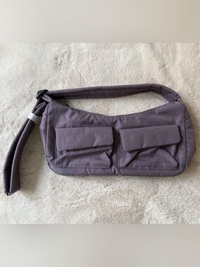 NWT BAGGU Cargo Shoulder Bag Dusty Violet